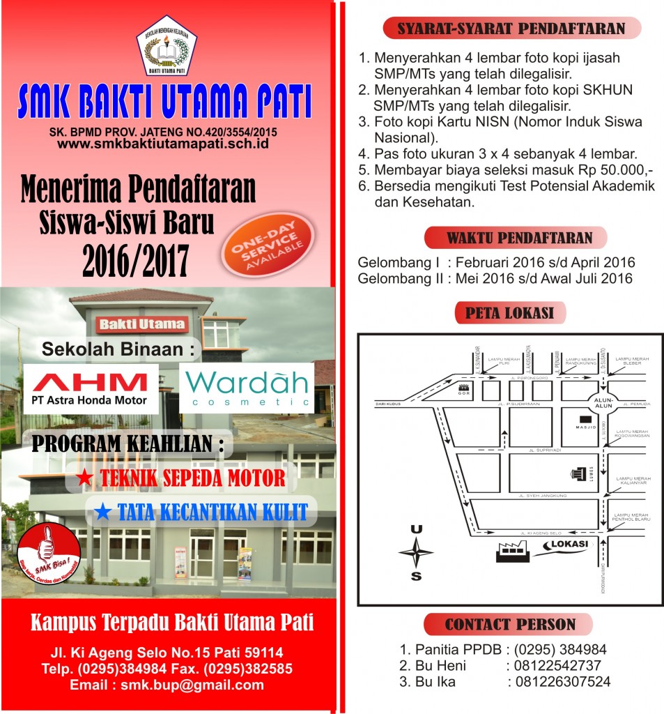 Pendaftaran SMK BUP